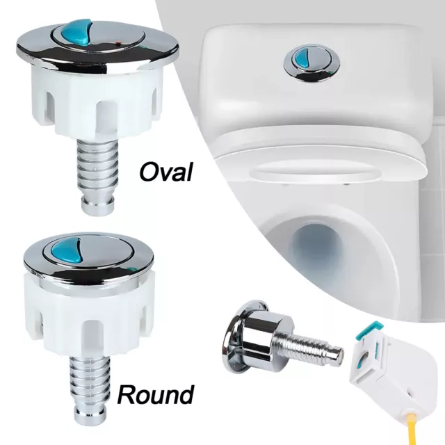 Toilet Push Button Dual Flush Water Saving For Ideal Cistern Tank Part Universal