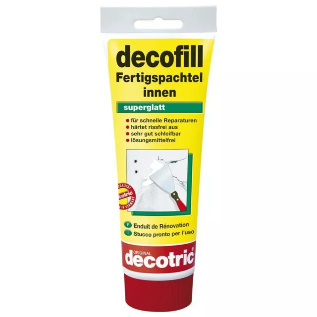 decotric Decofill Fertigspachtel 400 g Tube, innen (Fertigspachtel innen)