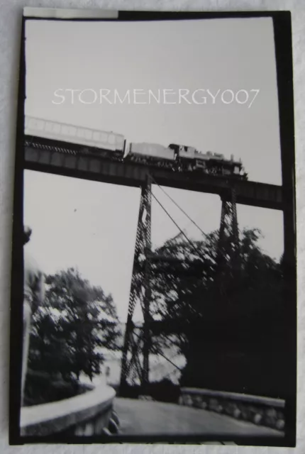 Boston & Maine Railroad Enthusiasts Trip Train Bridge Clinton Viaduct MA photo