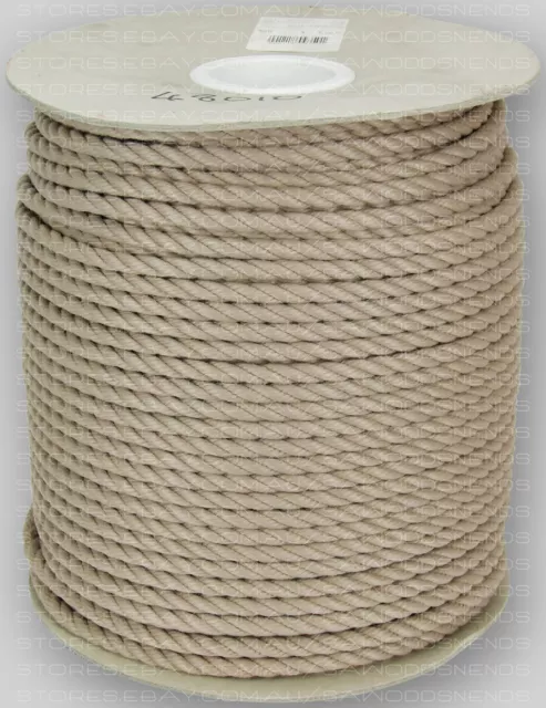 Polypropylene Rope Hemp Colour 14mm X 100m - 3 Strand