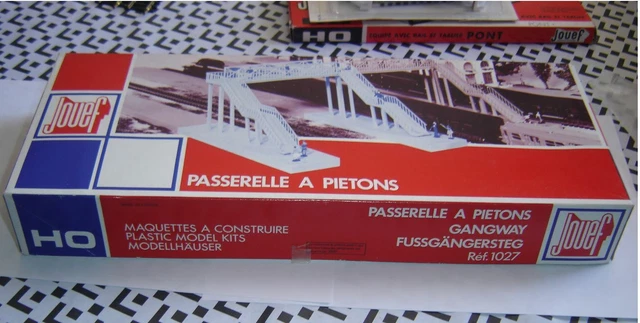 Maquette Passerelle pour piétons, Epoque 2 - Francis Miniatures