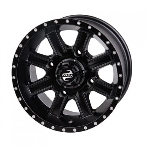 4/156 Tusk Cascade Wheel 14x7 4.0 + 3.0 Matte Black 185-276-0009