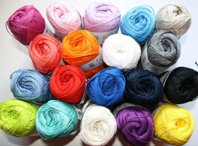 Catania Wolle von Schachenmayr, Original, viele Farben, 100% Baumwolle