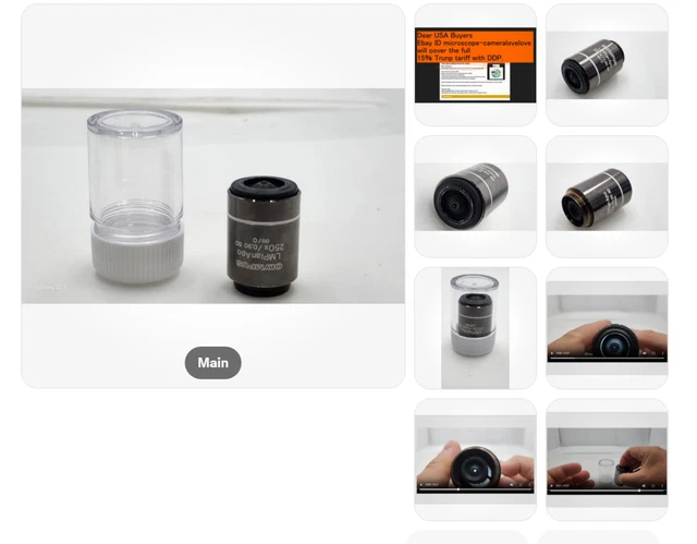 40X Achromatic Microscope Objective With 20.2mm RMS Interface-High