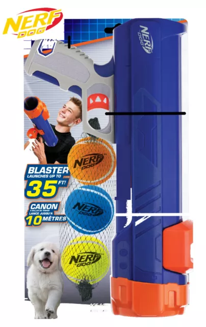 Nerf Dog Ultra Max Distance Tennis Ball Blaster Dog Toy - 3 Pack