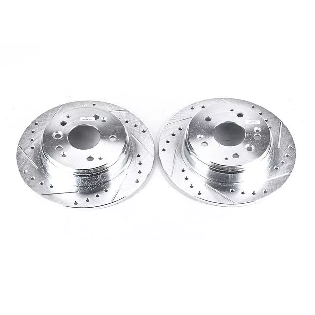 PowerStop for 04-08 Acura TL Rear Evolution Drilled & Slotted Rotors - Pair