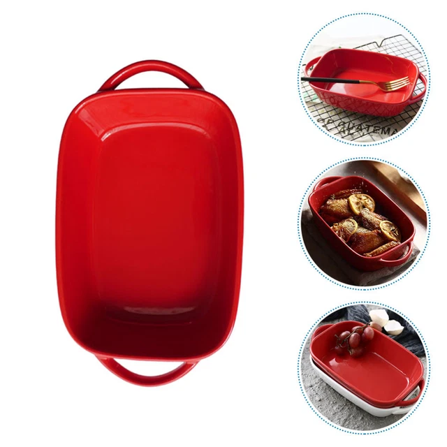 Teglia In Ceramica Con Doppio Manico - Design Adorabile Per Forno E Portata