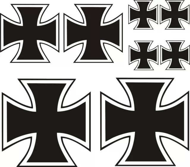 Waffenschmiede Wolfsburg Sticker Aufkleber Blck1 Eisernes Kreuz Iron