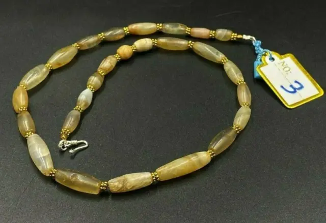 Burmese Antiquities Old Beads Antique Trade Jewelry Agate Strand