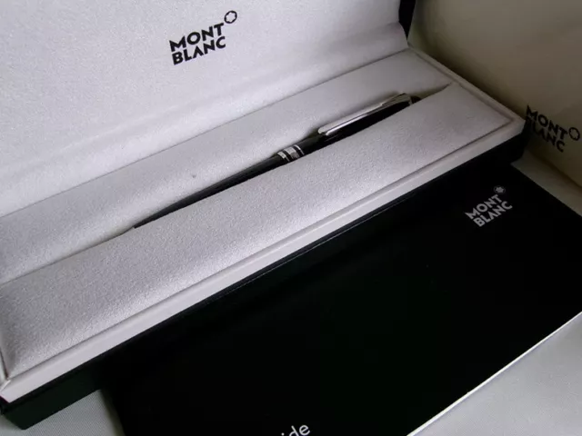 Montblanc Meisterstuck Classique 164 Ballpoint Pen Black Platinum Coated