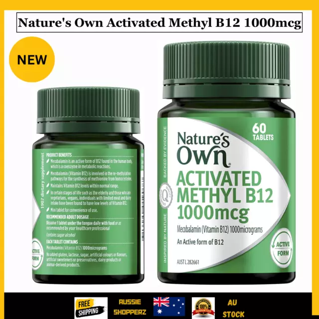 Nature's Own Activated Methyl B12 1000mcg