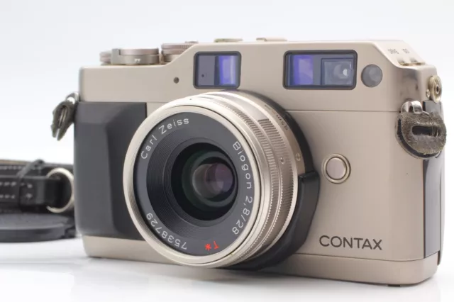 [N MINT w/ Strap] Contax G1 Film Camera Green Label Biogon 28mm F2.8 Lens JAPAN