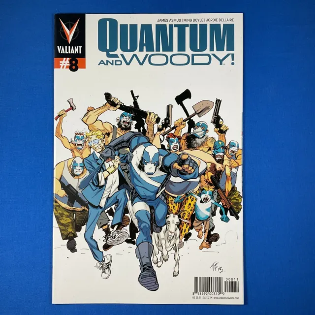 Quantum and Woody #8 Cover A First Printing VALIANT ENTERTAINMENT COMICS 2014