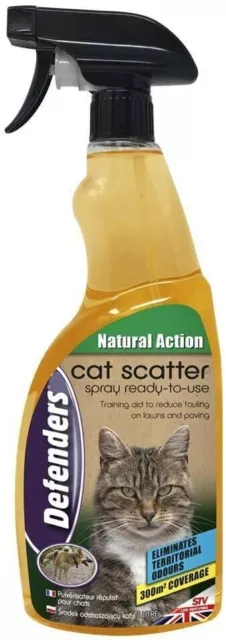 Defenders STV625 Cat & Dog Scatter Spray 1 Litre, Garden Cat Repeller