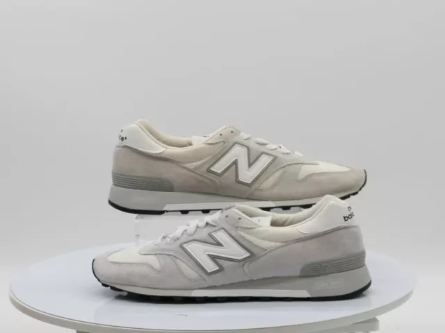 NEW BALANCE MENS Uk 8 Eu 42 Grey White Classic 1300 Trainers Rrp Â