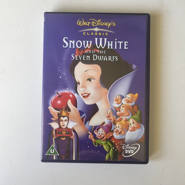SNOW WHITE AND The Seven Dwarfs (DVD) Disney Region 2 UK Release 2.90
