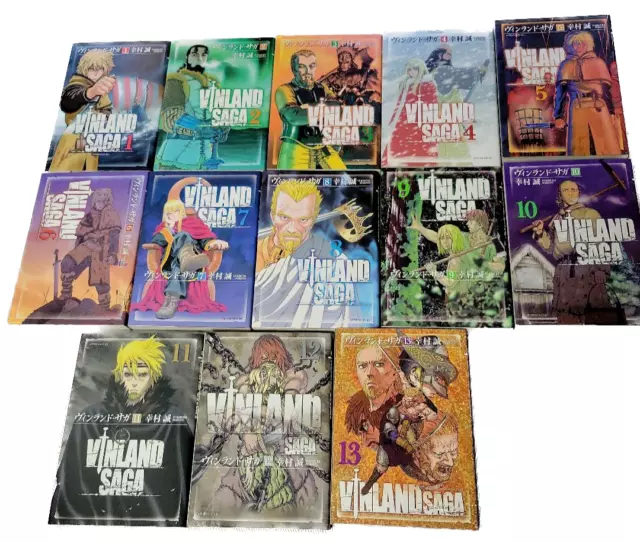 Vinland Saga Vol.1-27 Makoto Yukimura Japanese Manga Comics Book Anime Set