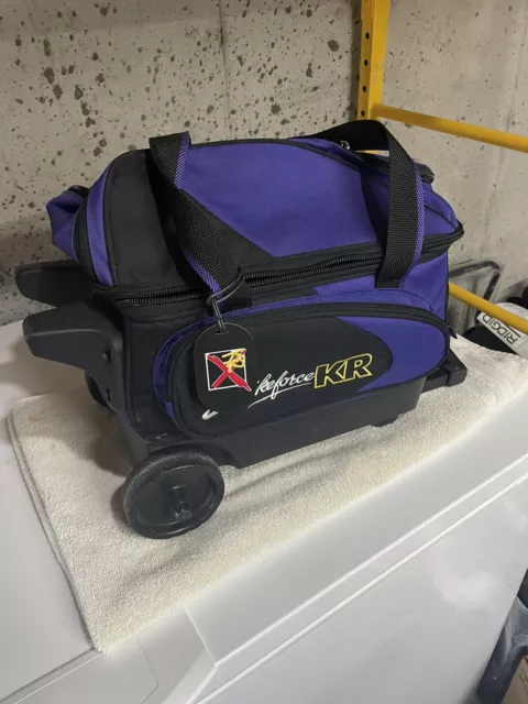 KR Strikeforce Cruiser 1 Ball Roller Bowling Bag purple / black