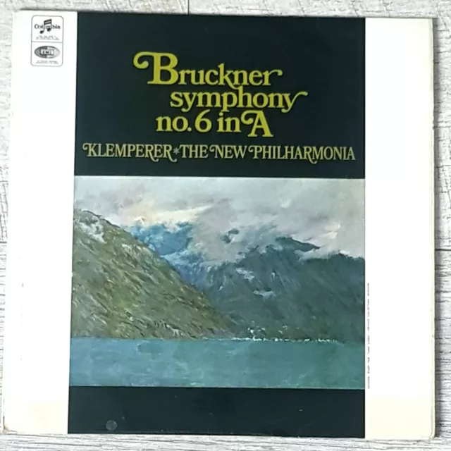 COLUMBIA SAX 2582. Bruckner Symphony no.6 in A. OTTO KLEMPERER. RARE RECORD