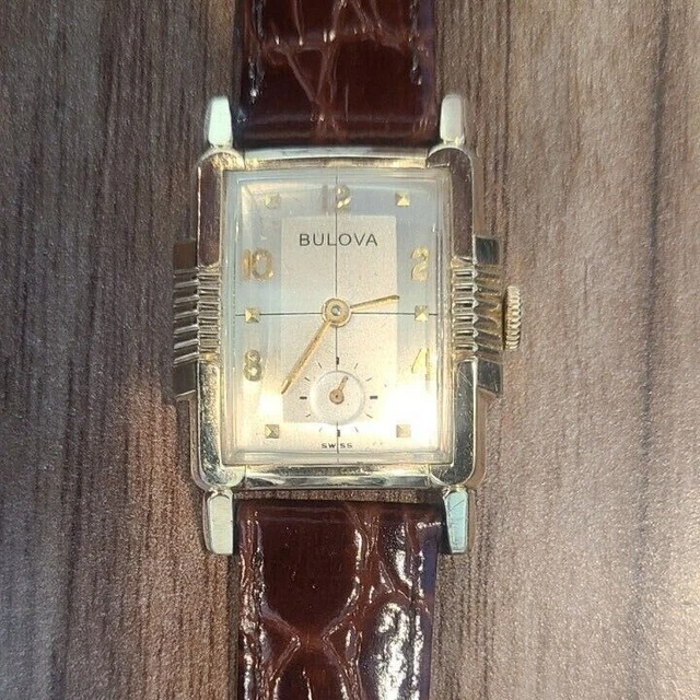 Vintage 1959 Bulova Princeton "A" tank watch