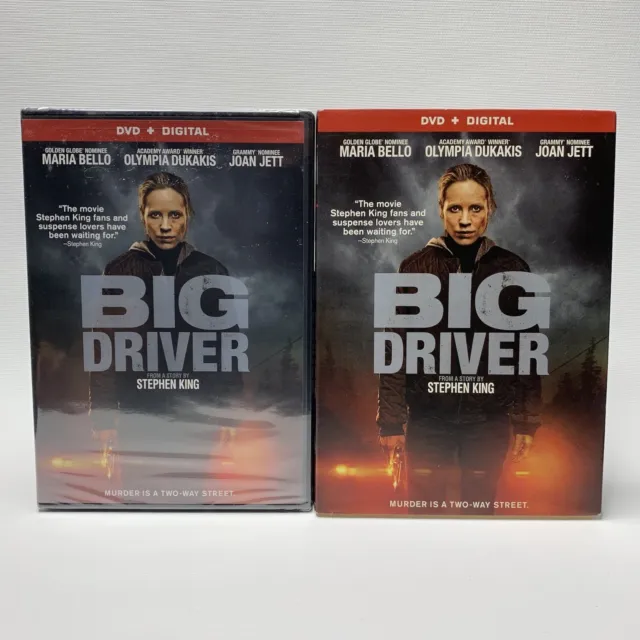 Big Driver DVD 2014 Story By Stephen King Maria Bello Joan Jett Horror Brand New