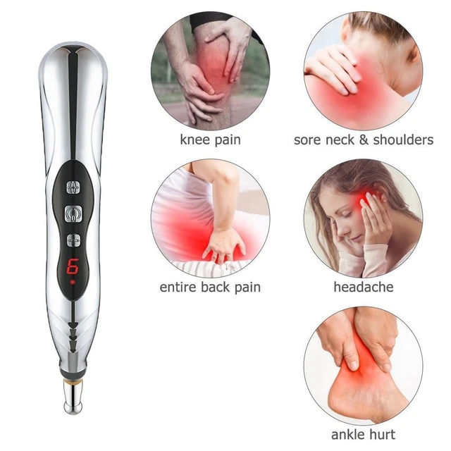 Pluma masajeadora de cuerpo completo Heal Meridians masaje acupuntura alivio del dolor