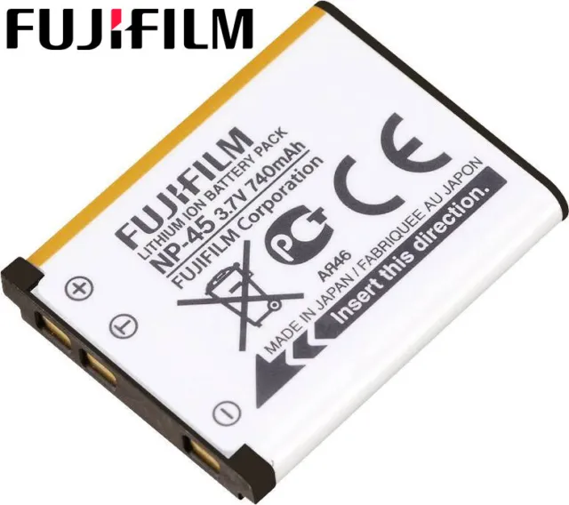 Genuine Fujifilm NP-45A Battery For Original NP-45 J10 J25 J35 JV150 Z31 EN-EL10 3
