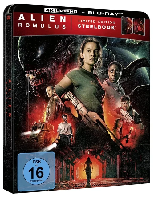 BLU-RAY 4K ULTRA HD Steelbook ALIEN: ROMULUS Neu & OVP EUR 39,90 ...