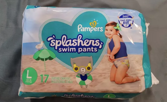 Pampers Splashers Disposable Swim Pants Diapers Size Small Medium and Large