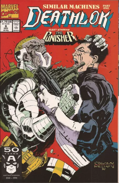 Deathlok #6 Marvel Comics December Dec 1991 (VFNM)