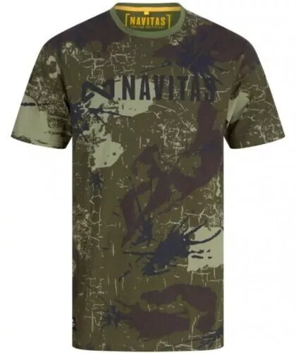 T-Shirt Navitas Identity Camouflage Karpfenangeln Kleidung