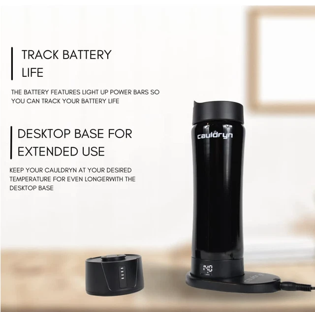 Cauldryn Coffee Pro Smart Mug Heated Travel Bluetooth 16oz 3