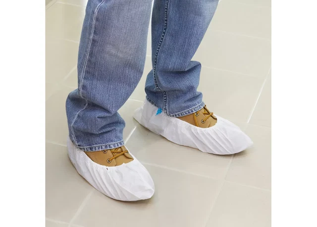 SUPER BOOTIE BOOT SHOE COVERS 40 Pairs Per Pack Large White S-16130 New