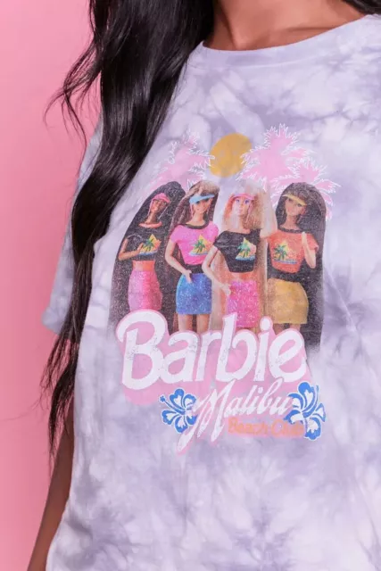 Forever 21 Malibu Barbie™ Graphic Tie-Dye Tee Size S New! SOLD OUT 3