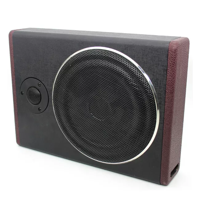 8'' Caisson de Basse Voiture Subwoofer Actif sous Le siège de Voiture 800W