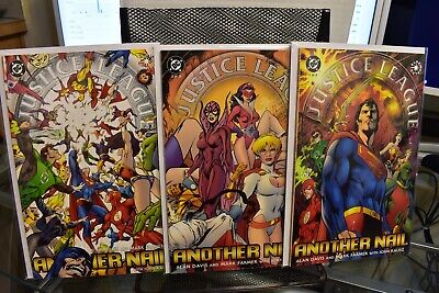 Justice League of America Another Nail 1-3 DC Complete Graphic Novel Set JLA 9.4