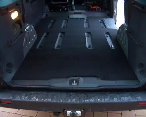 Kofferraummatte Teppich Fußmatten passend für Fiat Talento Kombi L2 ab 2016 lang