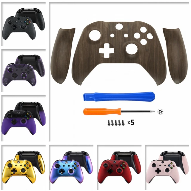 EXtremeRate Cover Ricambio Per Xbox Series X S Joystick,Custodia Scocca Frontale Case DIY Per Xbox Series X S Controller Model 1914-Sfumato Verde Blu - Foto 12