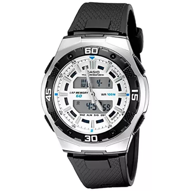 Casio  Aq-164w-7avdf Reloj De Pulsera Analógico / Digital Para Hombre Color Negr