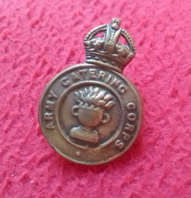 Antigua Chapa Broche Placa O Similar Army Catering Corps.. Uk ? Ejército Militar