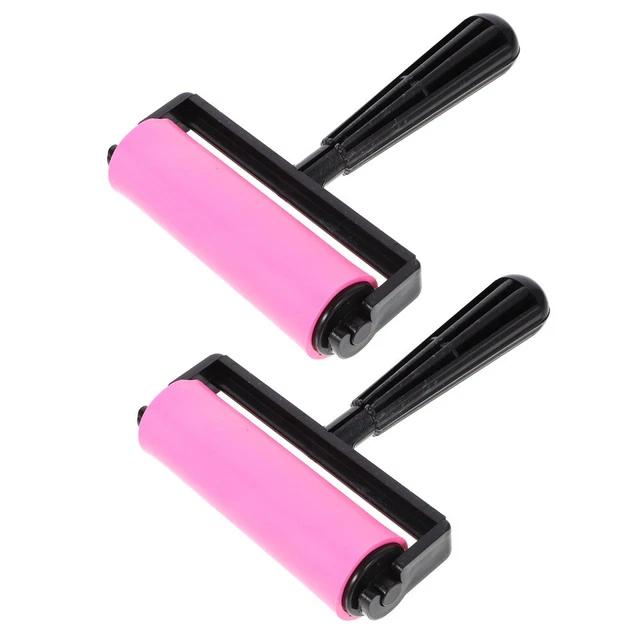 2 Pcs Diamant-Ziehwalzen Brayer-Walzen Zum Basteln Kind Austauschbar Rolle