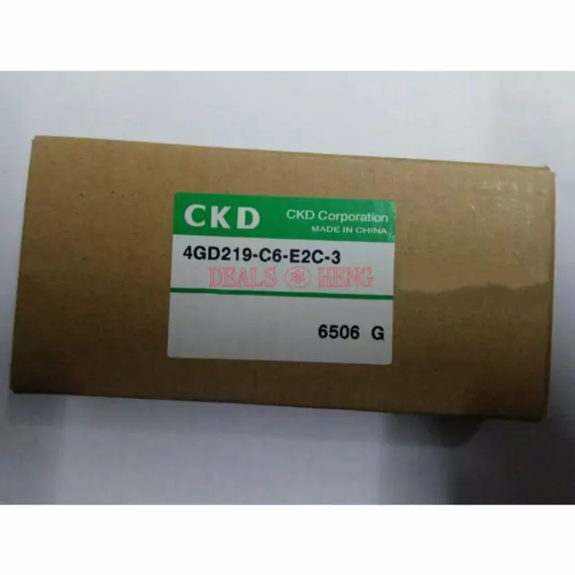 1PCS CKD 4GD219-C6-E2C-3 Solenoid valve New