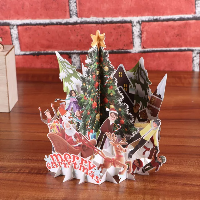 Biglietti di auguri 3 D Natale con buste manuale 3DBlessing