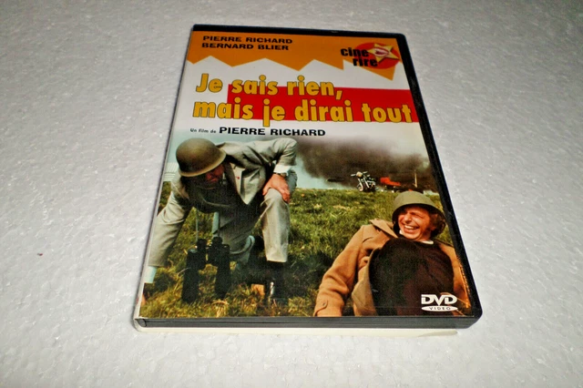 Dvd - Je Sais Rien Mais Je Dirai Tout /  Pierre Richard Bernard Blier / Dvd