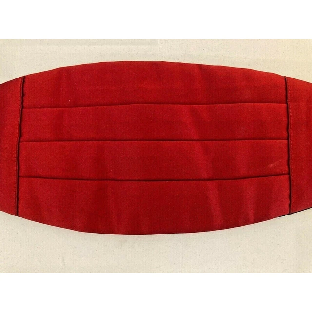 Red  28" Cummerbund Formal Wedding Party Holiday adjustable N
