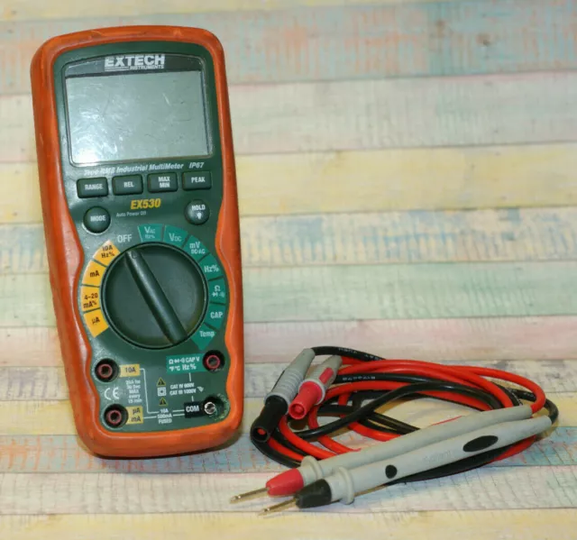 Extech EX530 Multimeter IP67 aus meinem Labor, Messgerät Volt Ohm Spannung AC DC