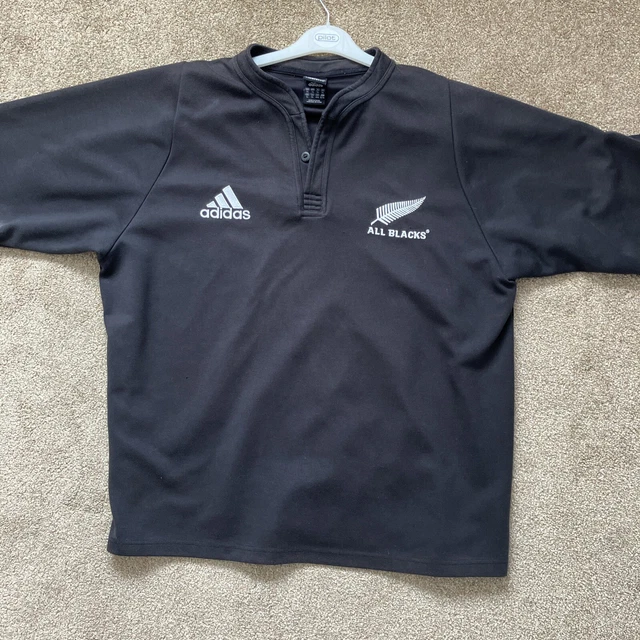 VINTAGE ADIDAS ALL Blacks Mens Medium New Zealand Rugby 2003 Jersey ...