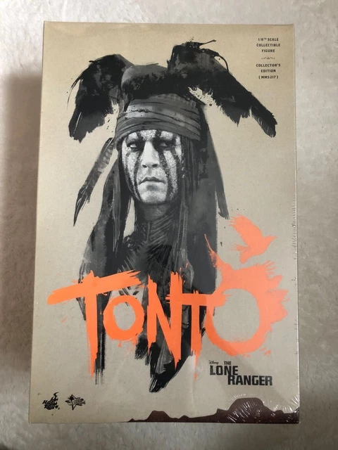 Hot Toys MMS217 The Lone Ranger Tonto Johnny Depp 12" Figure NEW