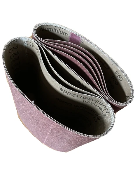 8" x 19" Floor Sanding Belts Aluminum Oxide Cloth Belt 60 Grit (8 Pack)