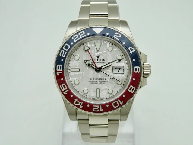 Gmt master sales oro bianco